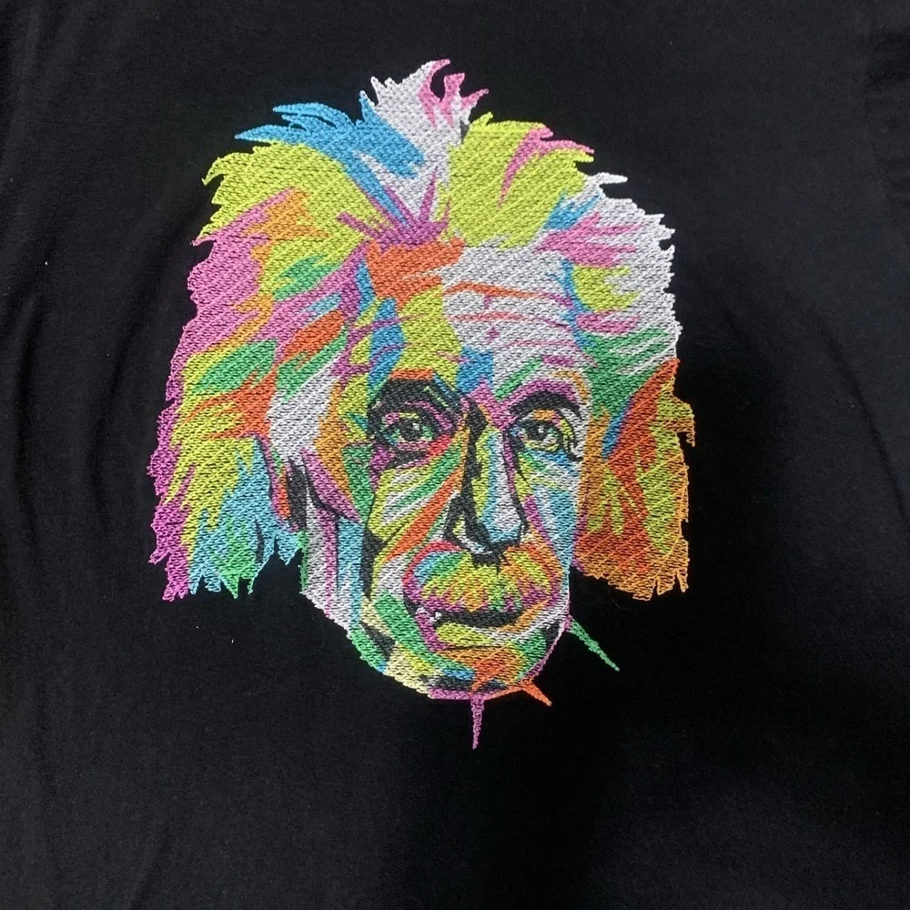 BIOWORLD Albert Einstein Shirt Sewn Graphic Scientist History Tee SZ SMALL